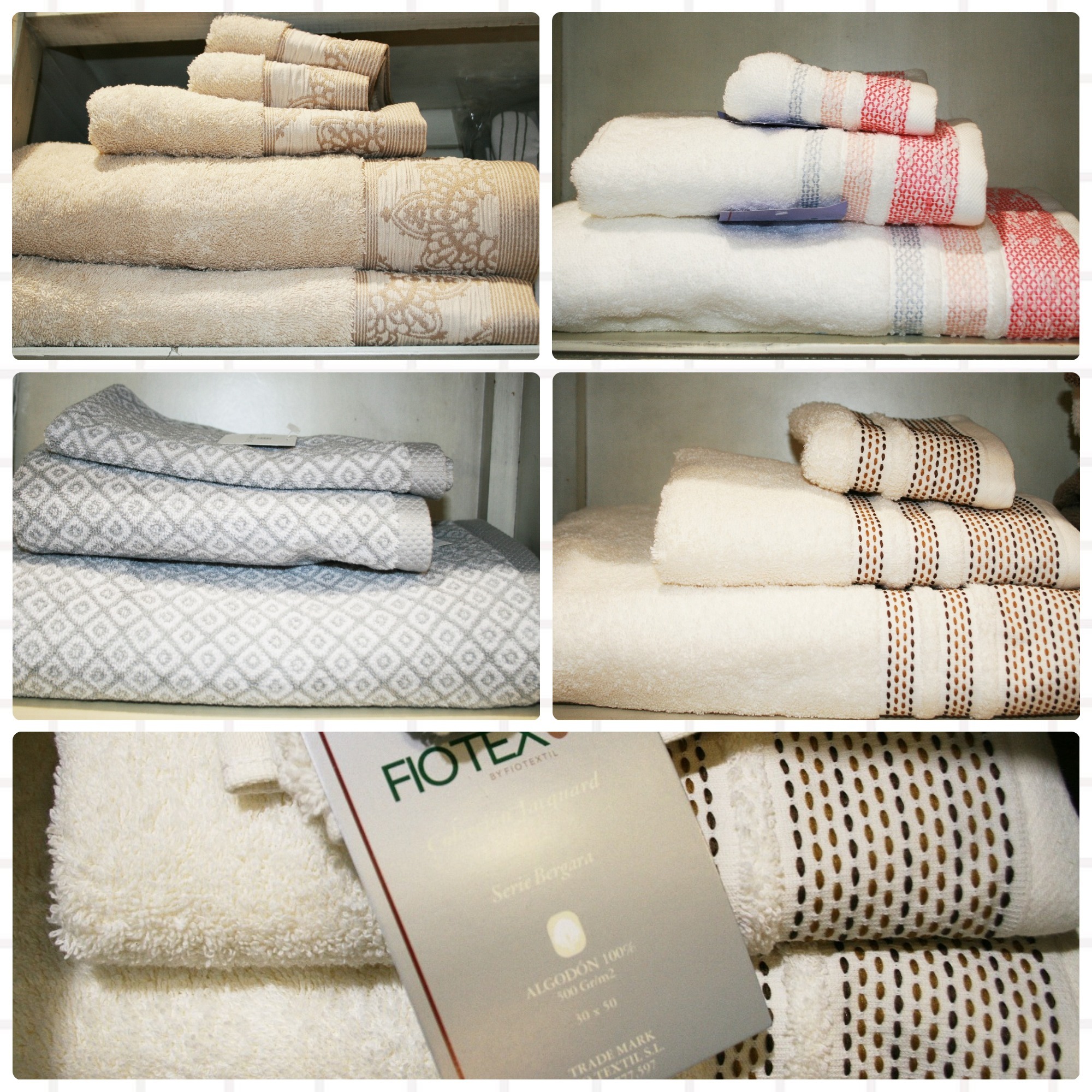 variedad de toallas de baño cazorla hogar córdoba